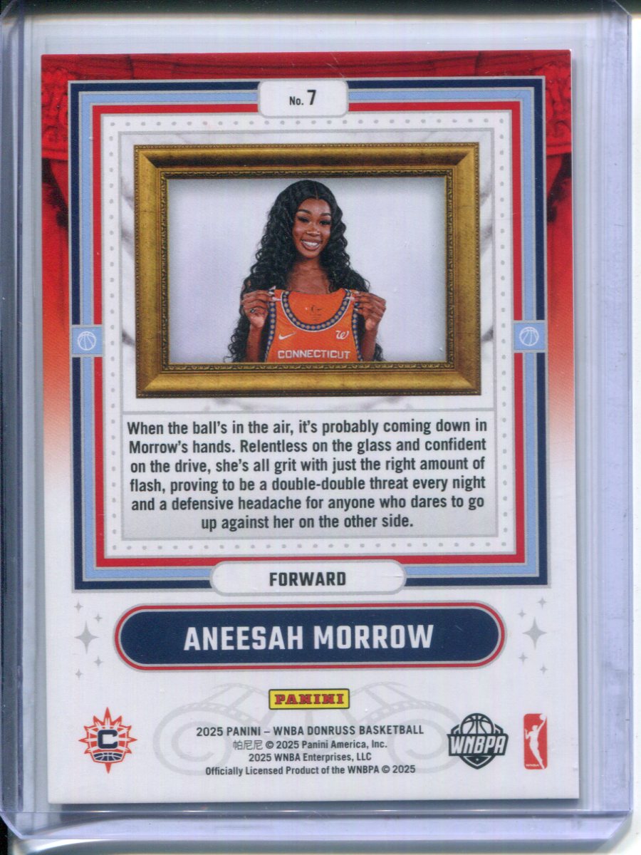2025 Panini Donruss WNBA Franchise Features Aneesah Morrow #7 RC Rookie #4/25