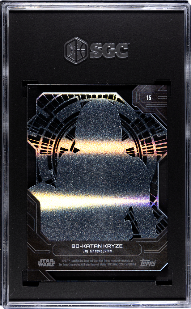 Bo-Katan Kryze 2024 Topps Star Wars High Tek Death Laser Pattern SGC 10 POP 1