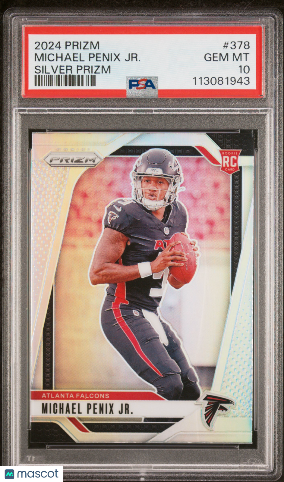 2024 Panini Prizm Michael Penix JR. #378 Silver PSA 10