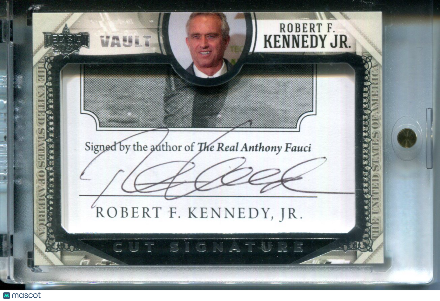 Robert F. Kennedy Jr. 2022 Leaf Decision CUT SIGNATURE AUTO Secretary of Health