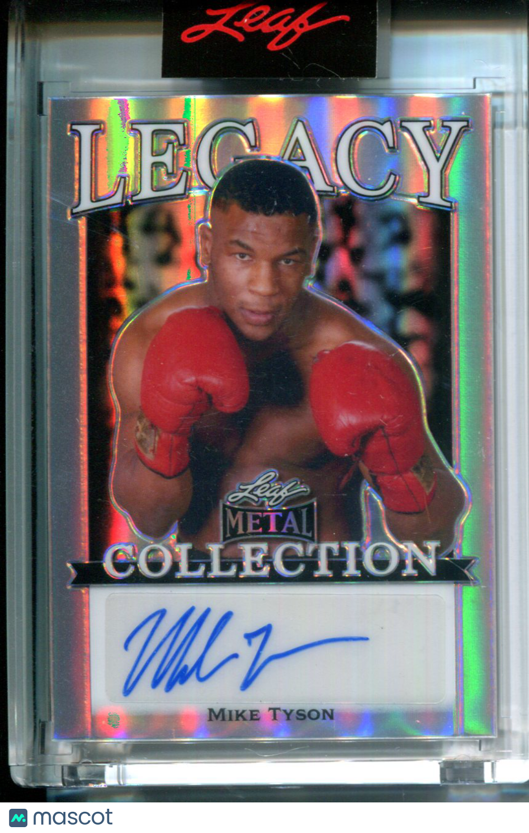 2022 Leaf Metal Legacy Collection Mike Tyson #LCA-MT4 AUTO #9/15 Autograph