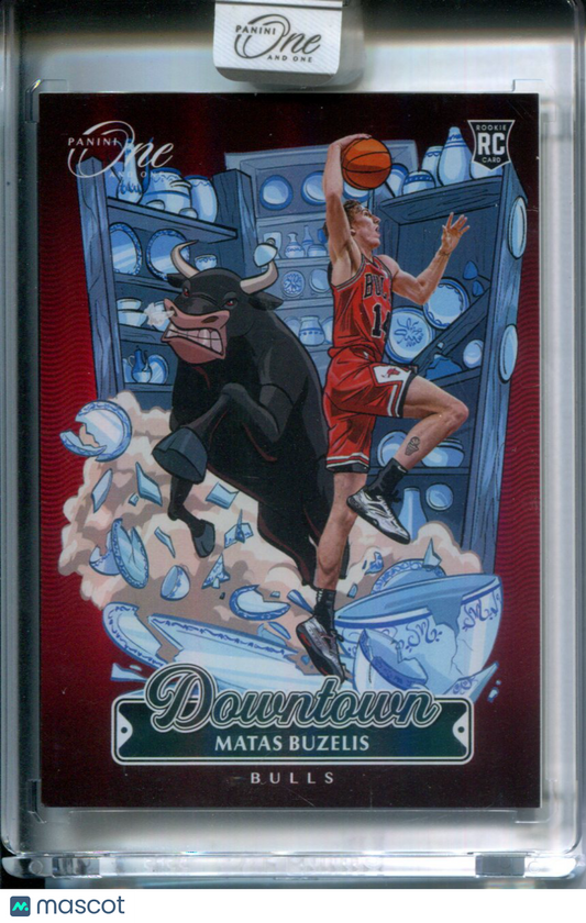 2024-25 Panini One and One Downtown Matas Buzelis #24 Rookie CASE HIT SP