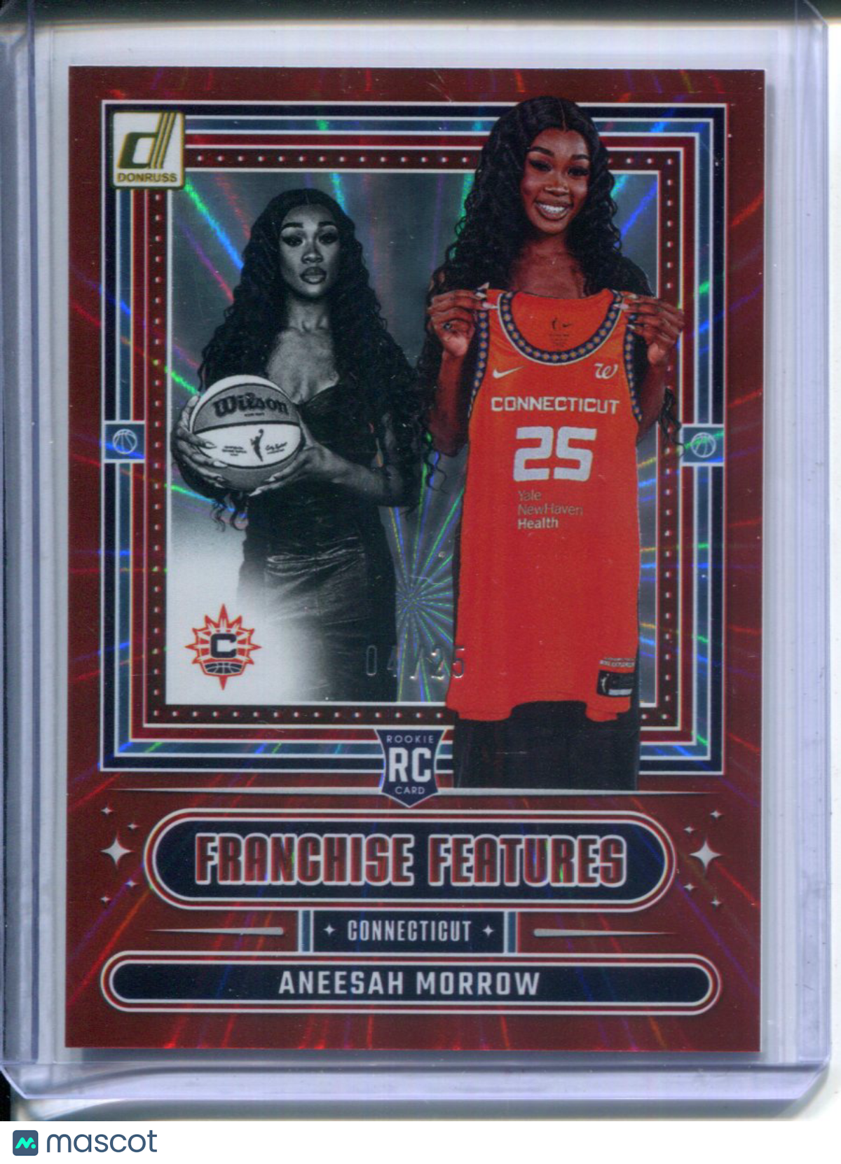 2025 Panini Donruss WNBA Franchise Features Aneesah Morrow #7 RC Rookie #4/25