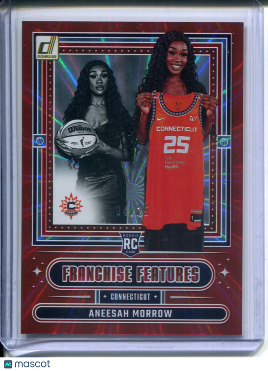 2025 Panini Donruss WNBA Franchise Features Aneesah Morrow #7 RC Rookie #4/25
