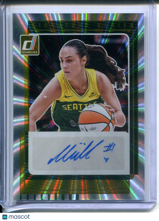 2025 Panini Donruss WNBA Signature Series Nika Mühl Muhl #SS-NM AUTO