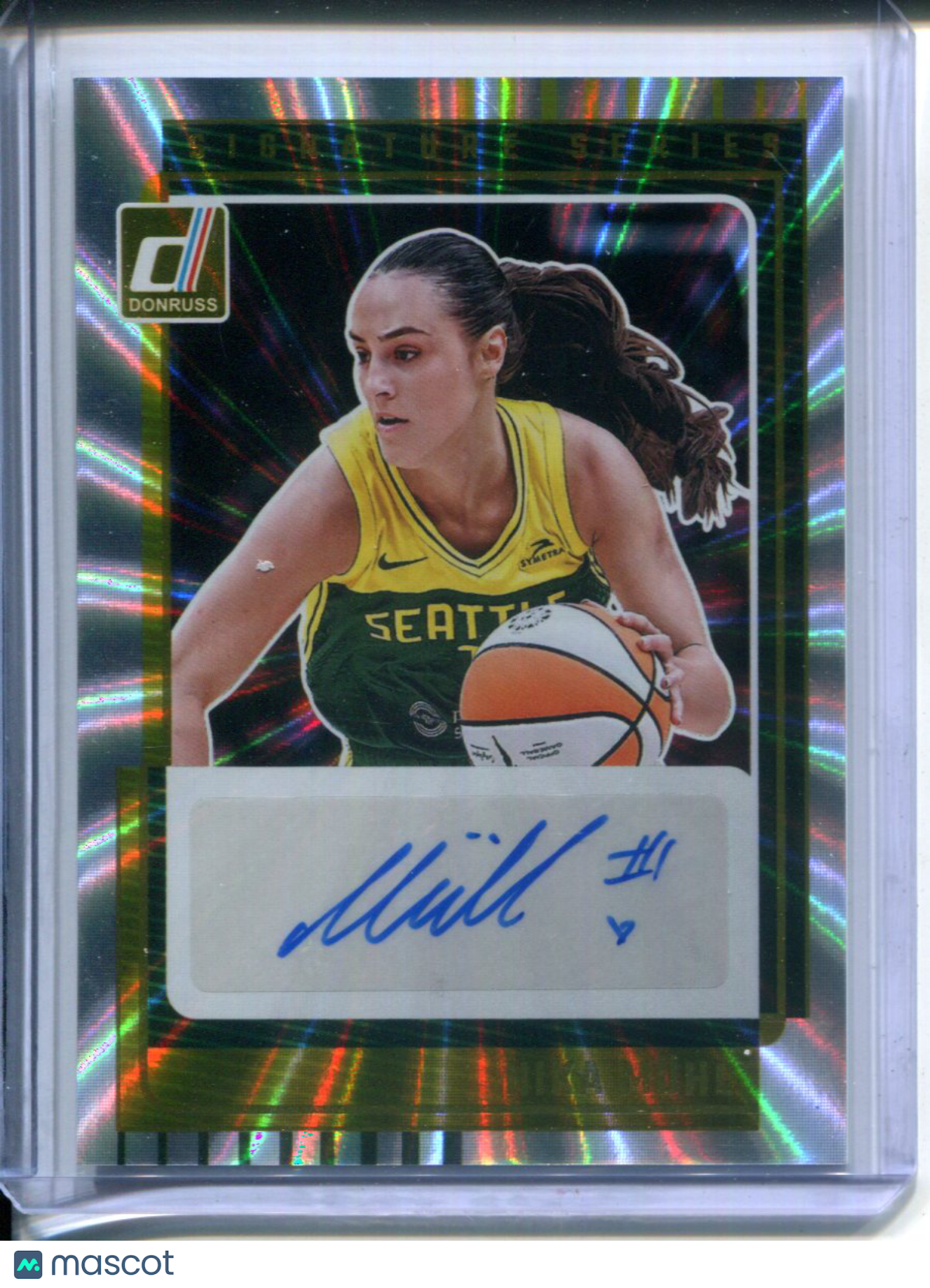 2025 Panini Donruss WNBA Signature Series Nika Mühl Muhl #SS-NM AUTO