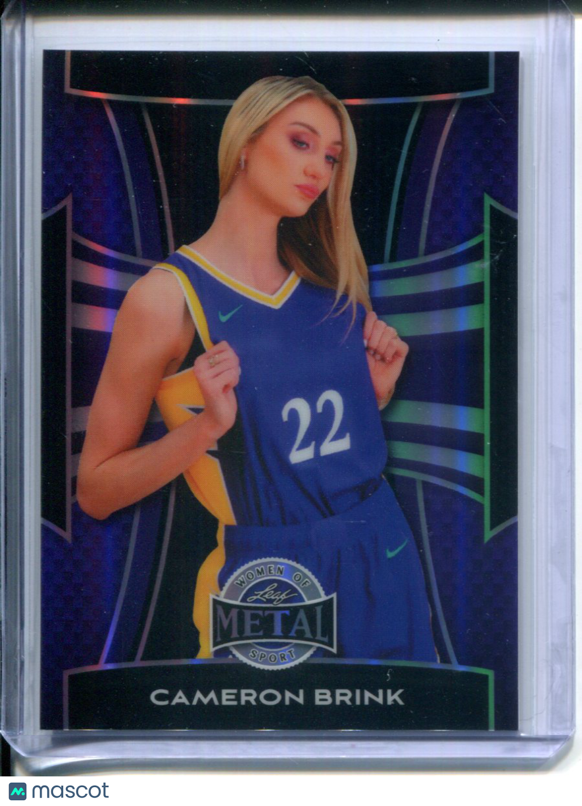 2025 Leaf Metal Women of Sport Cameron Brink #6/6 Purple PRIZM L.A. Sparks WNBA