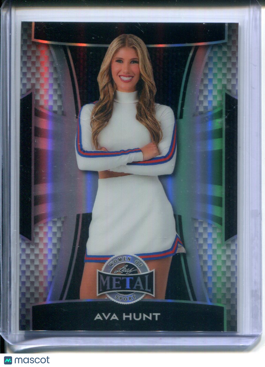 2025 Leaf Metal Women of Sport Ava Hunt #7/10 Kansas City Chiefs