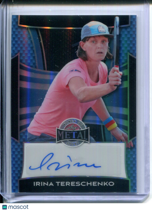 2025 Leaf Metal Women of Sport Irina Tereschenko #BA-IT1 AUTO #1/8 Pickleball