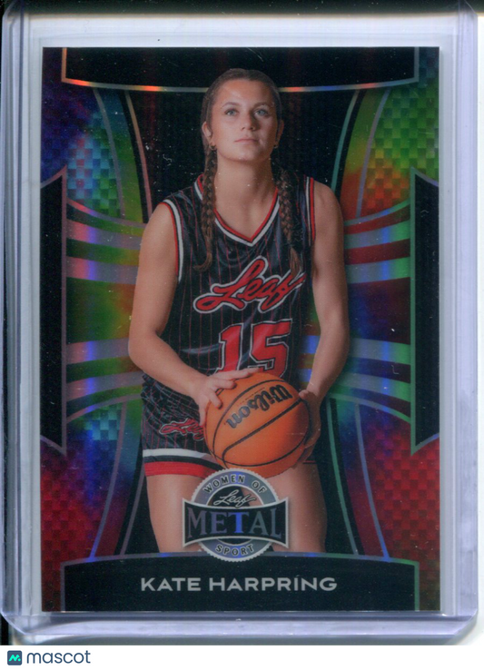 2025 Leaf Metal Women of Sport Kate Harpring #63 3/4