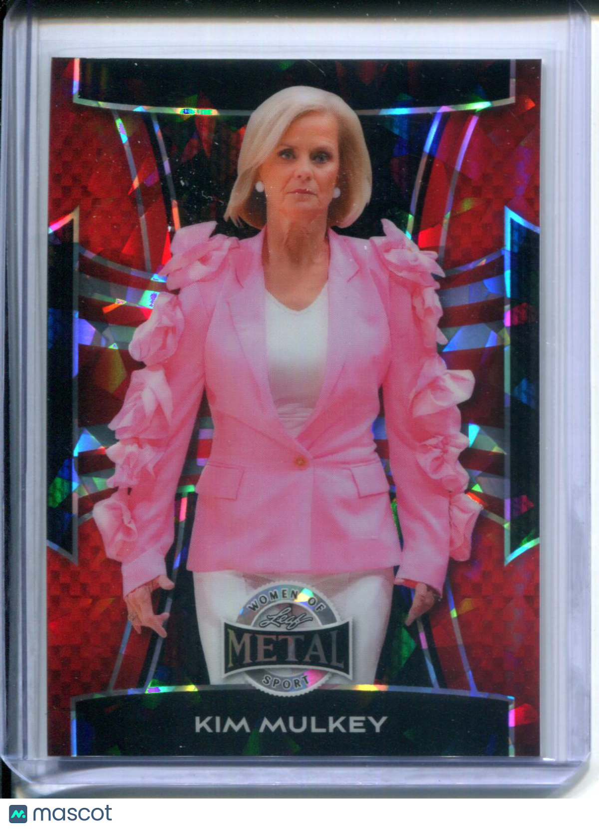 2025 Leaf Metal Women of Sport Kim Mulkey #74 LSU BASKETBALL #1/1