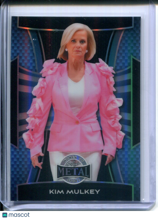 2025 Leaf Metal Women of Sport Kim Mulkey #74 LSU BASKETBALL #1/8