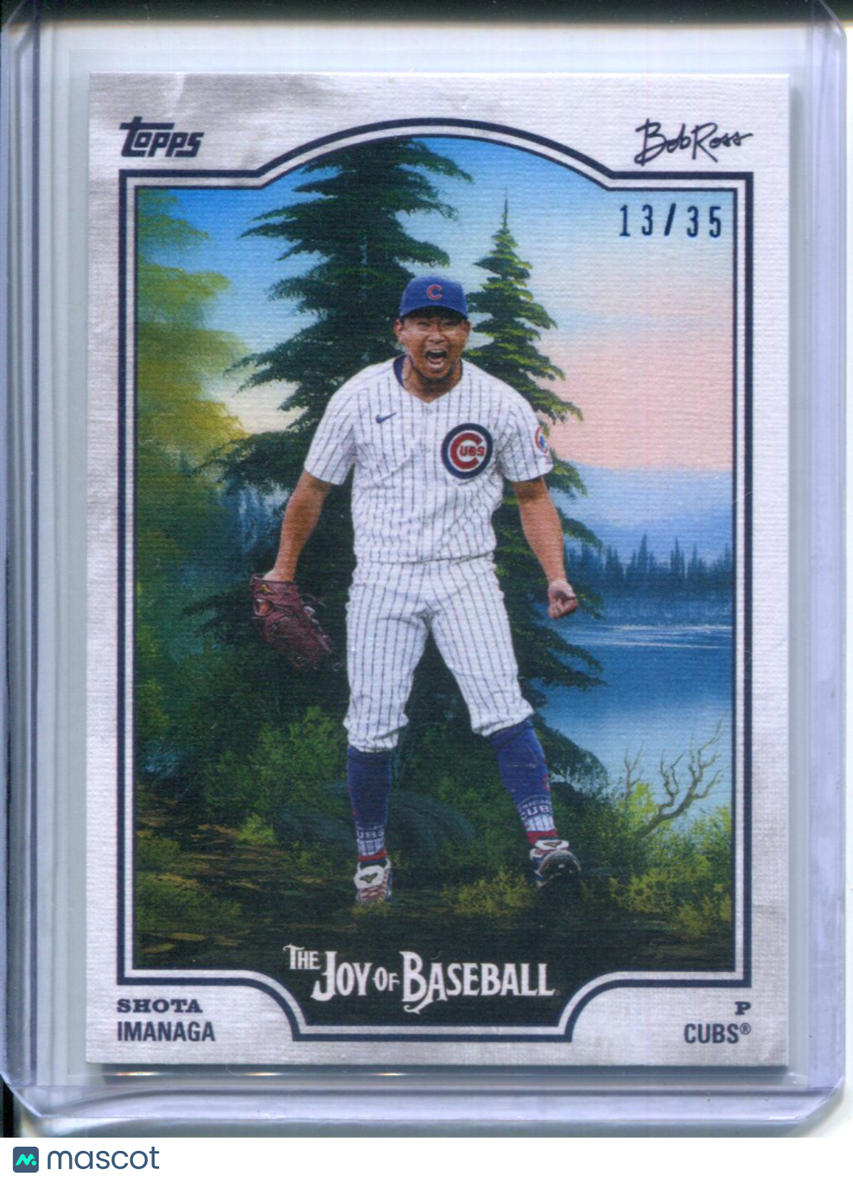 2025 Topps Bob Ross The Joy of Baseball Shota Imanaga #13/35