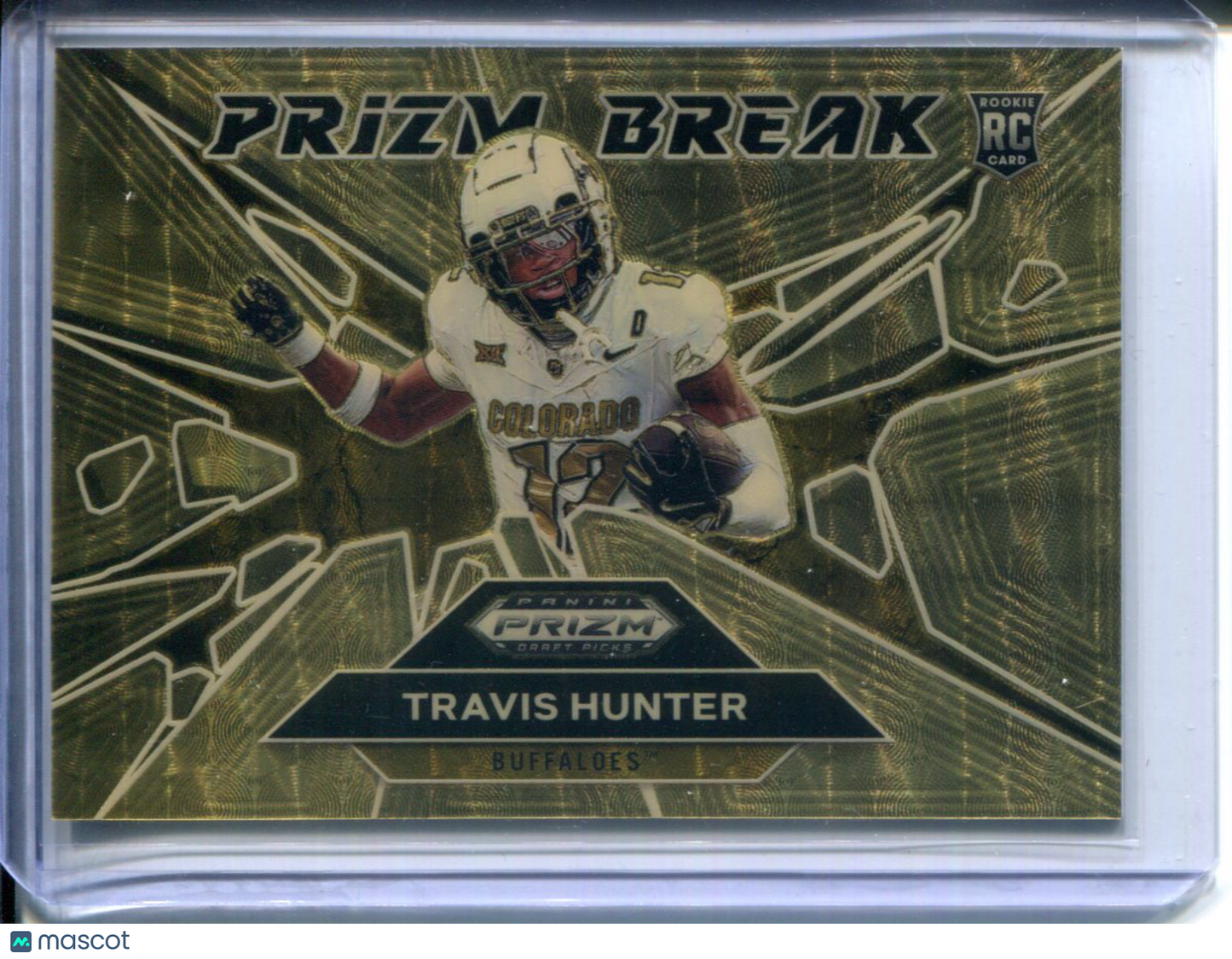 2025 Panini Prizm Draft Picks Travis Hunter #6 GOLD VINYL True #1/1 COLORADO
