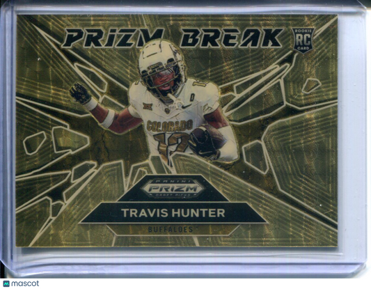 2025 Panini Prizm Draft Picks Travis Hunter #6 GOLD VINYL True #1/1 COLORADO