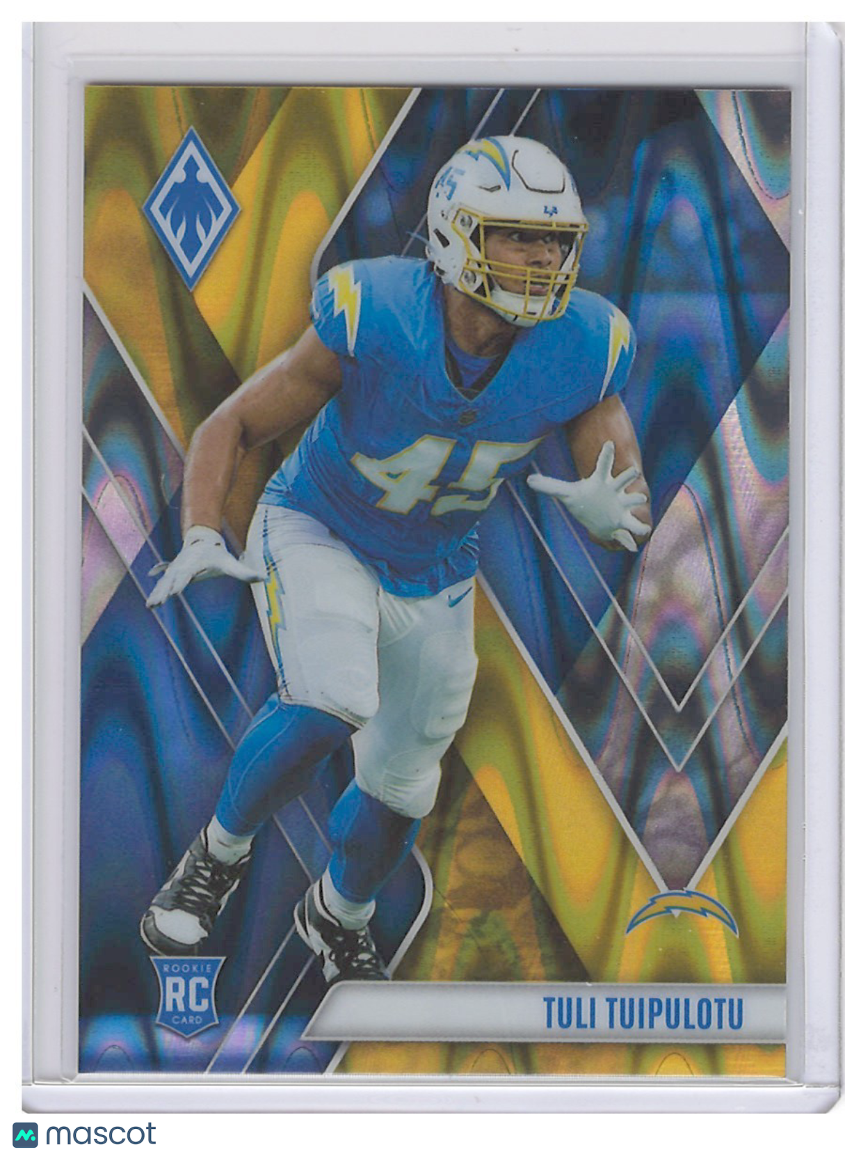 2023 Panini Phoenix Tuli Tuipulotu #168 Rookie #1/1 Gold Seismic