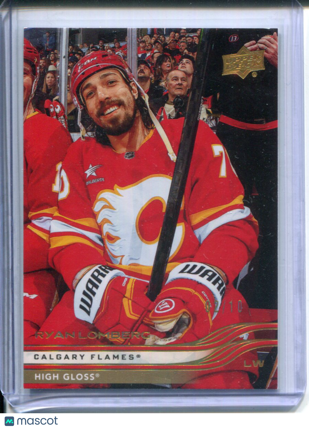 2025-26 Upper Deck Series 2 Hockey Ryan Lomberg #273 High Gloss #2/10 Calgary