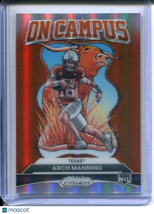 2025 Panini NIL Texas Longhorns Prizm On Campus Arch Manning #OC-1 CASE HIT SSP