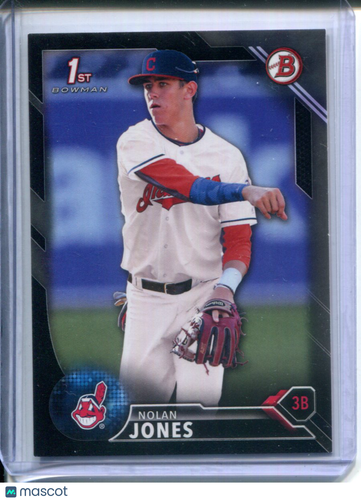 2016 Bowman Draft 1st Bowman Nolan Jones #BD-32 Black #1/1