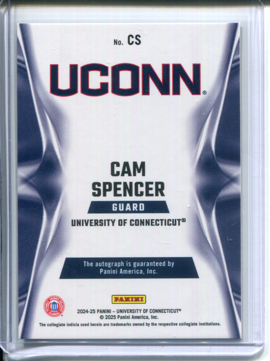 2025 Panini Contenders Private Signings Cam Spencer #CS