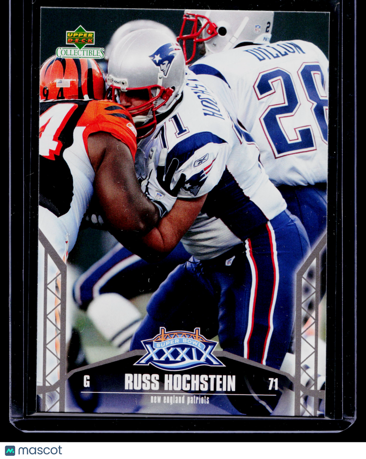 2005 Upper Deck Collectibles Super Bowl XXXIX Russ Hochstein #16
