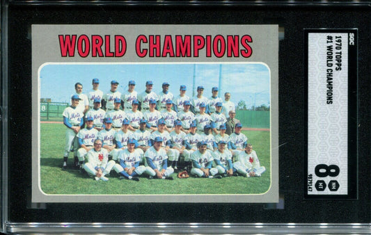 New York Mets #1 World Champions 1970 Topps SGC 8