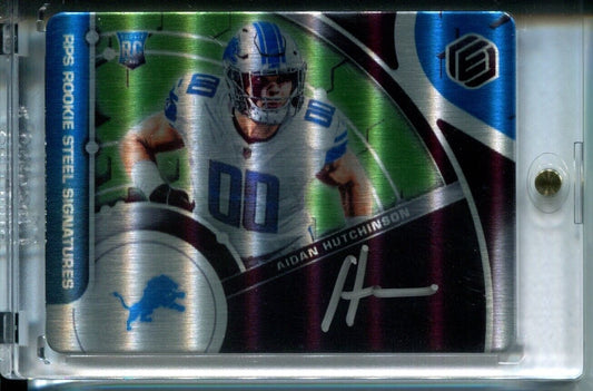 Aidan Hutchinson Rookie Lions 2022 Panini Elements AUTO #9/10