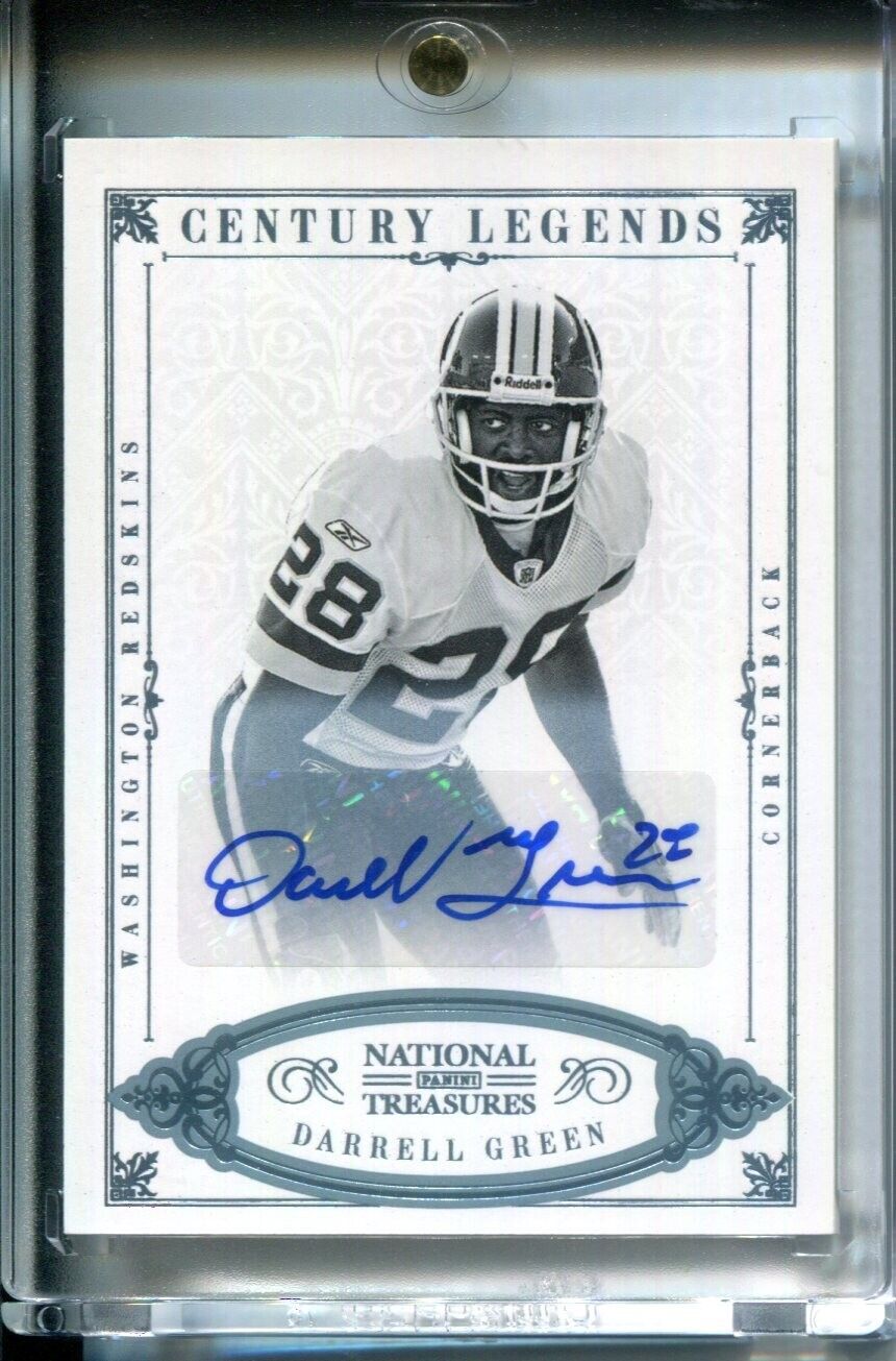 Darrell Green 2012 Panini National Treasures #121 Platinum #1/1 Redskins