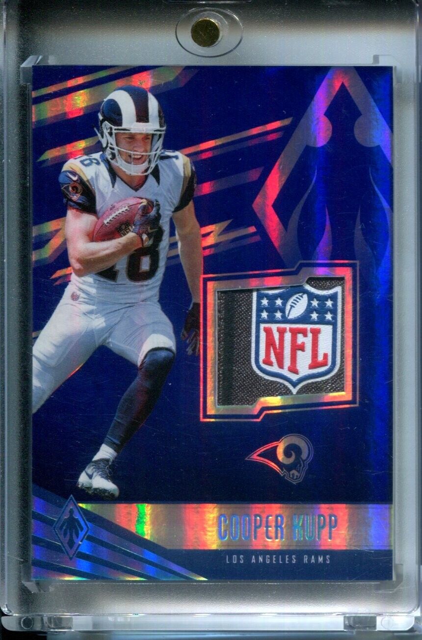 Cooper Kupp 2017 Panini Phoenix NFL SHIELD Laundry Tag RAMS