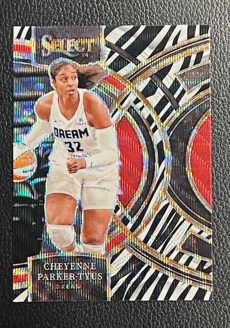 CHEYENNE PARKER TYUS 2024 Panini Select ZEBRA Prizm Premier SSP CASE HIT WNBA