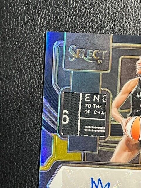 A'JA WILSON 2024 Panini Select Black Gold Prizm TAG Patch Auto 5/5 WNBA