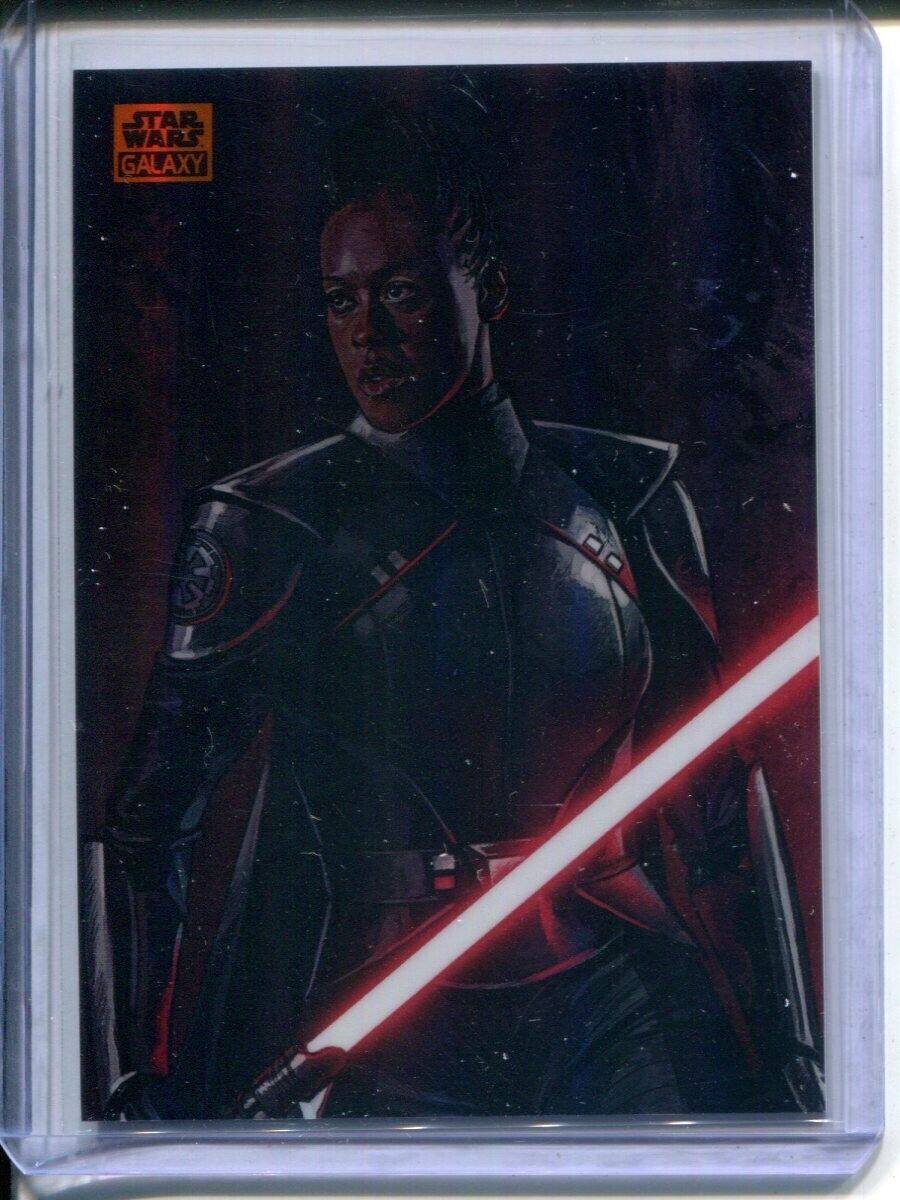 Reva 2024 Topps Chrome Star Wars Galaxy  Orange Refractor #7/25 Galactic Empire