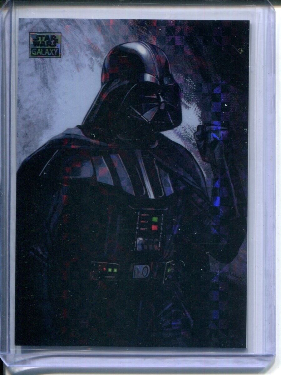 Darth Vader 2024 Topps Chrome Star Wars Galaxy  Xfractor #7/10 Galactic Empire