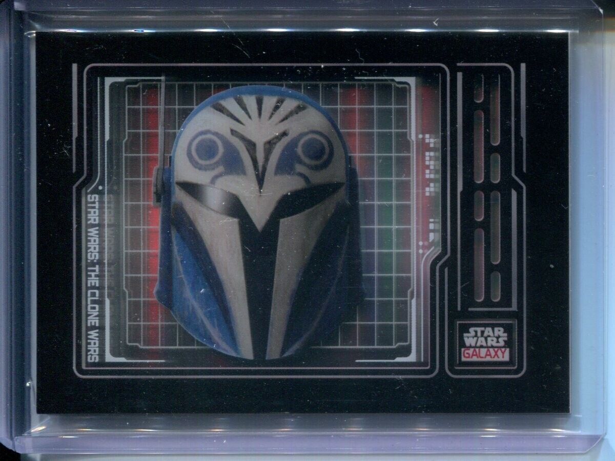 BoKatan Kryze Helmet 2024 Topps Chrome Star Wars Galaxy Armor Shadowb