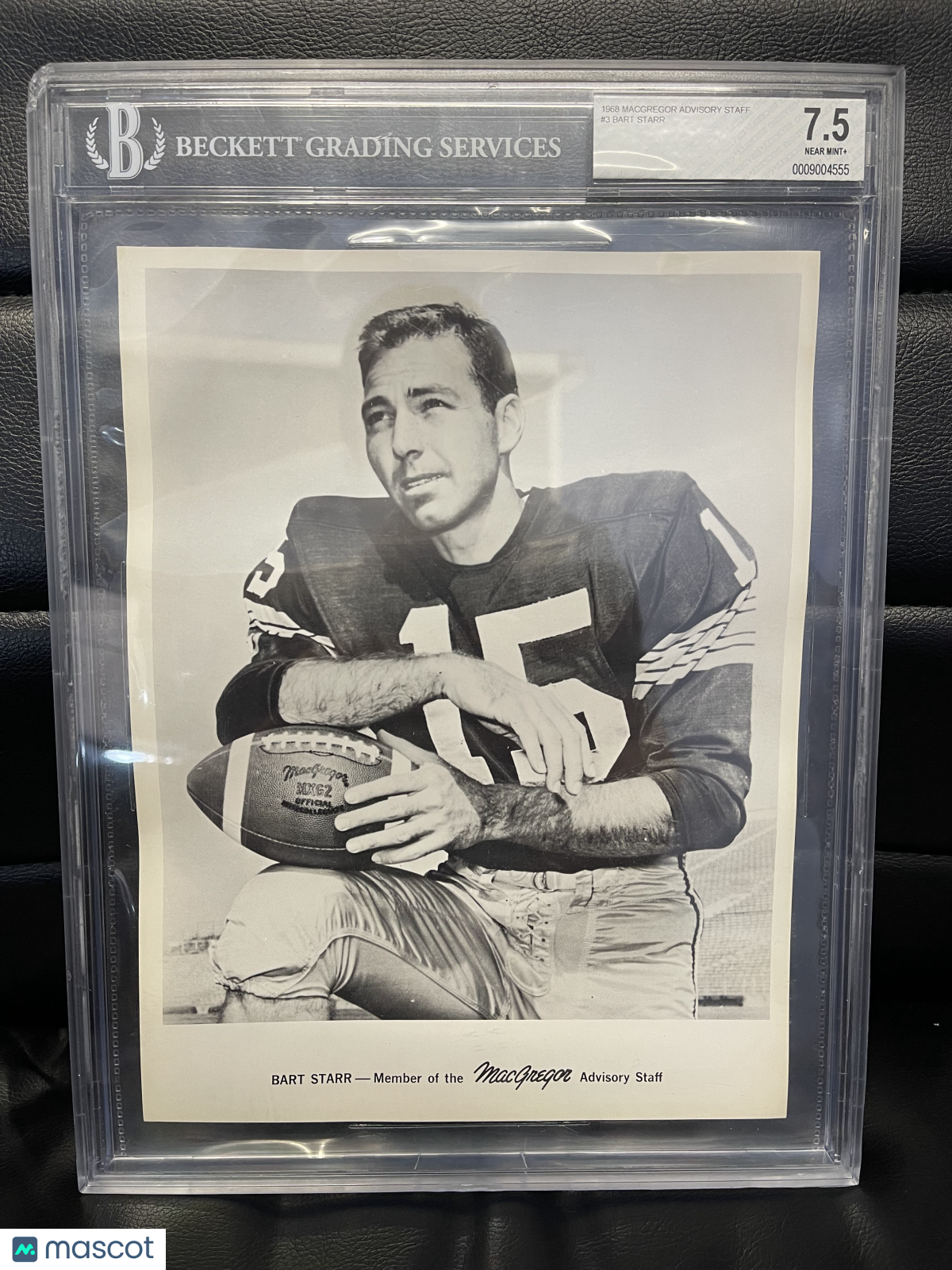 1968 MacGregor Advisory Staff Bart Starr #3 BGS 7.5