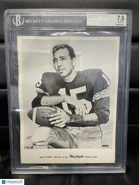 1968 MacGregor Advisory Staff Bart Starr #3 BGS 7.5