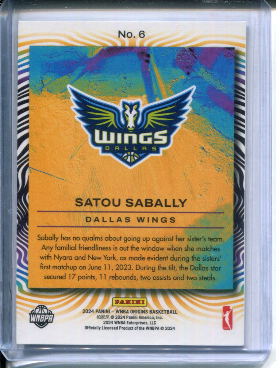 2024 Panini Origins WNBA DRIP Satou Sabally #6