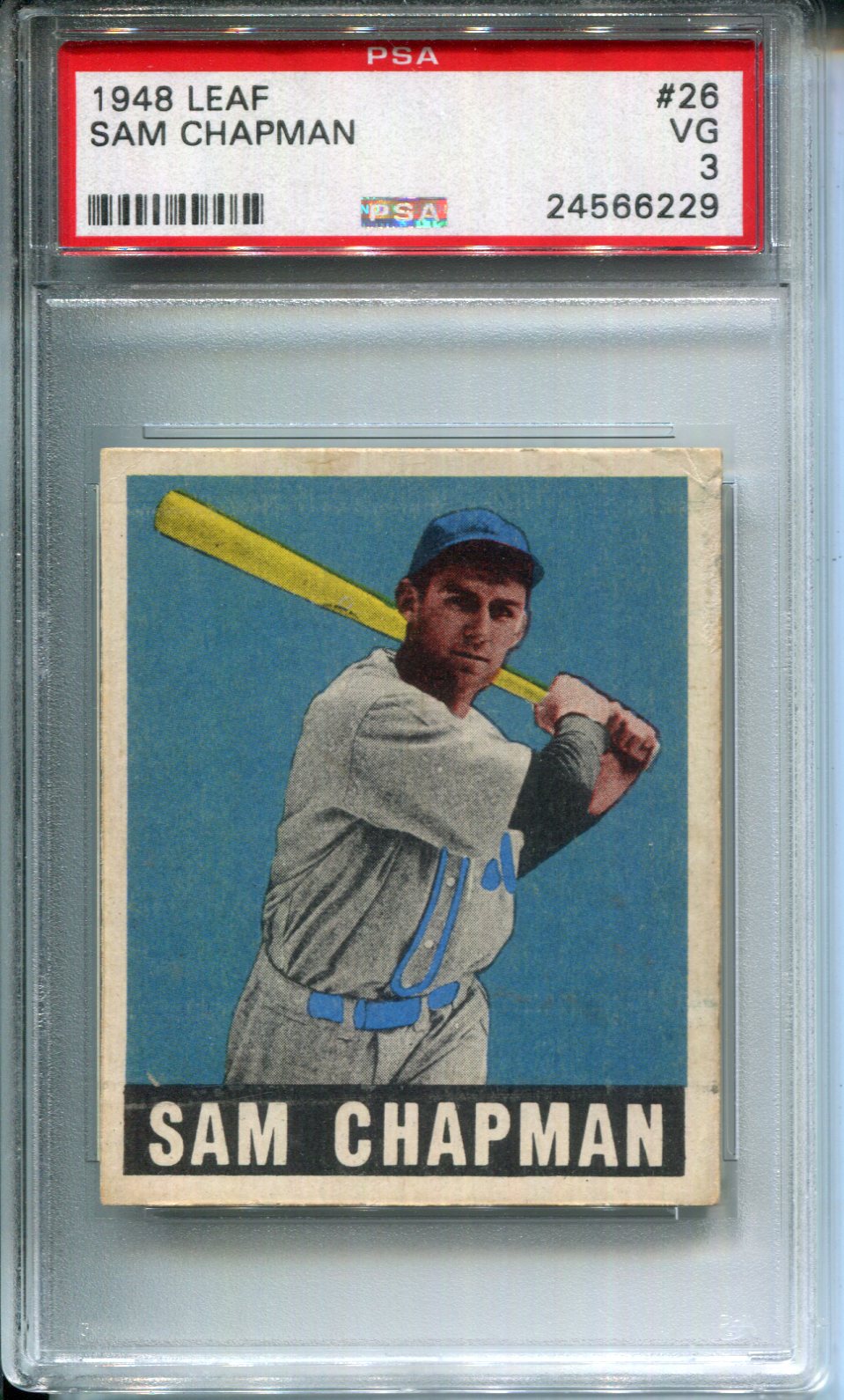 1948 Leaf Sam Chapman #26 PSA 3