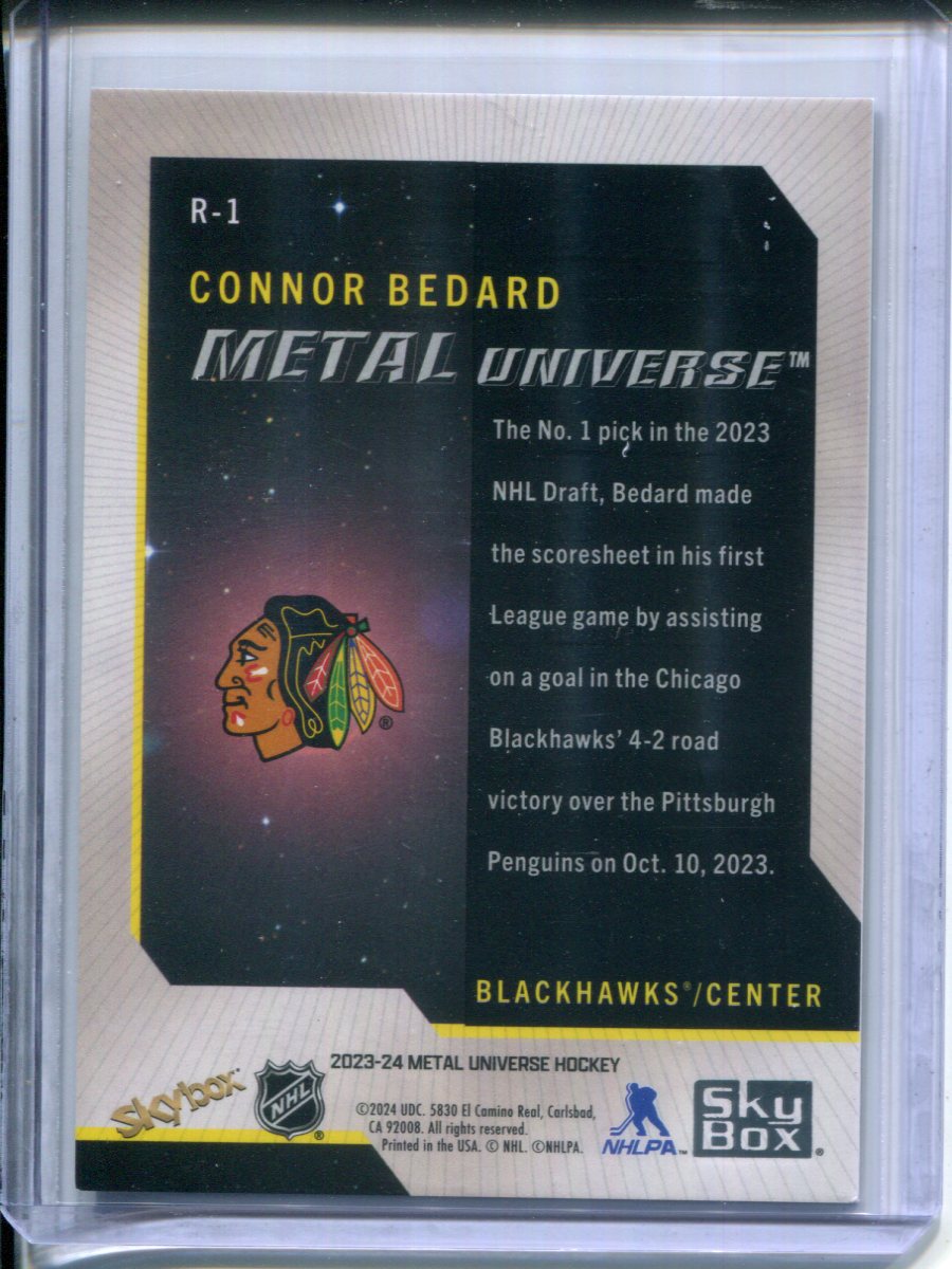 2023-24 Metal Universe Connor Bedard Rookie Retro #R-1 RC