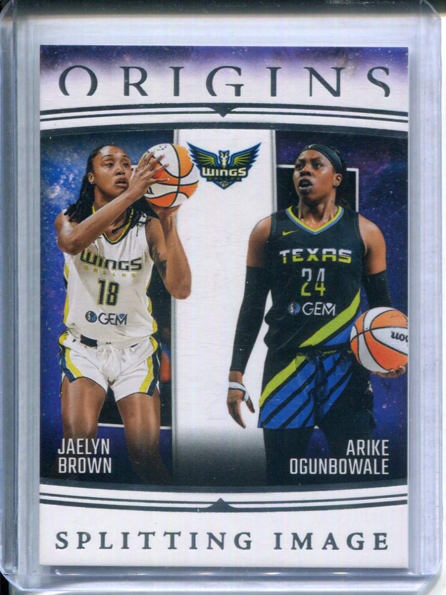 2024 Panini WNBA Origins Jaelyn Brown Arike Ogunbowale #2 Splitting Image