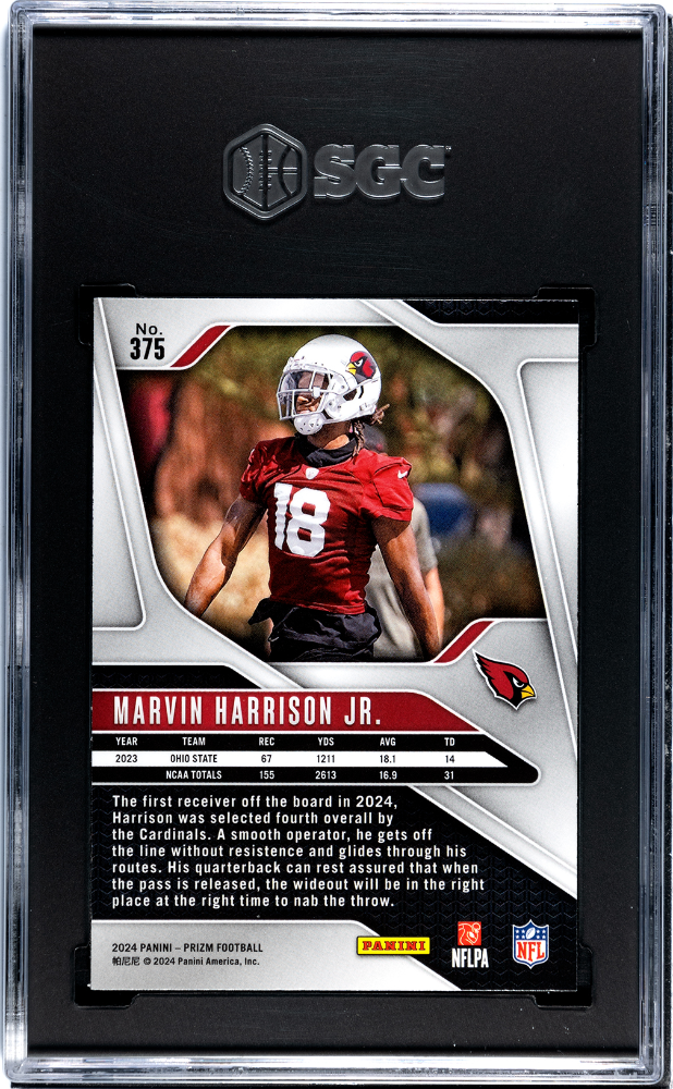 2024 Panini Prizm Marvin Harrison JR. #375 SGC 10