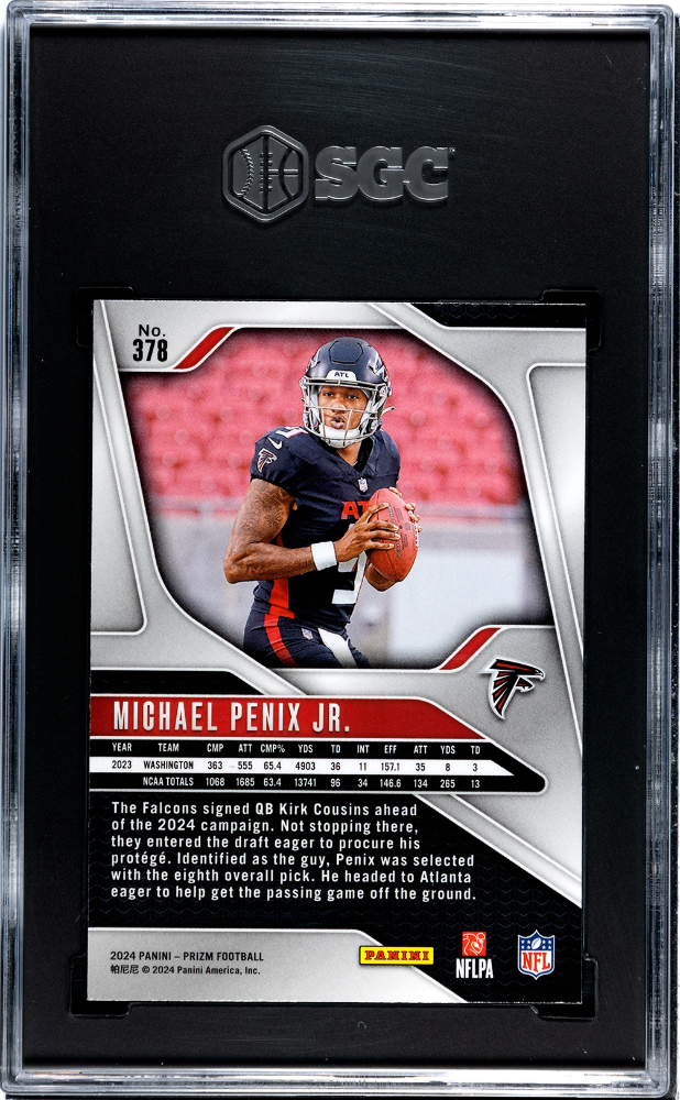 2024 Panini Prizm Michael Penix JR. #378 SGC 10