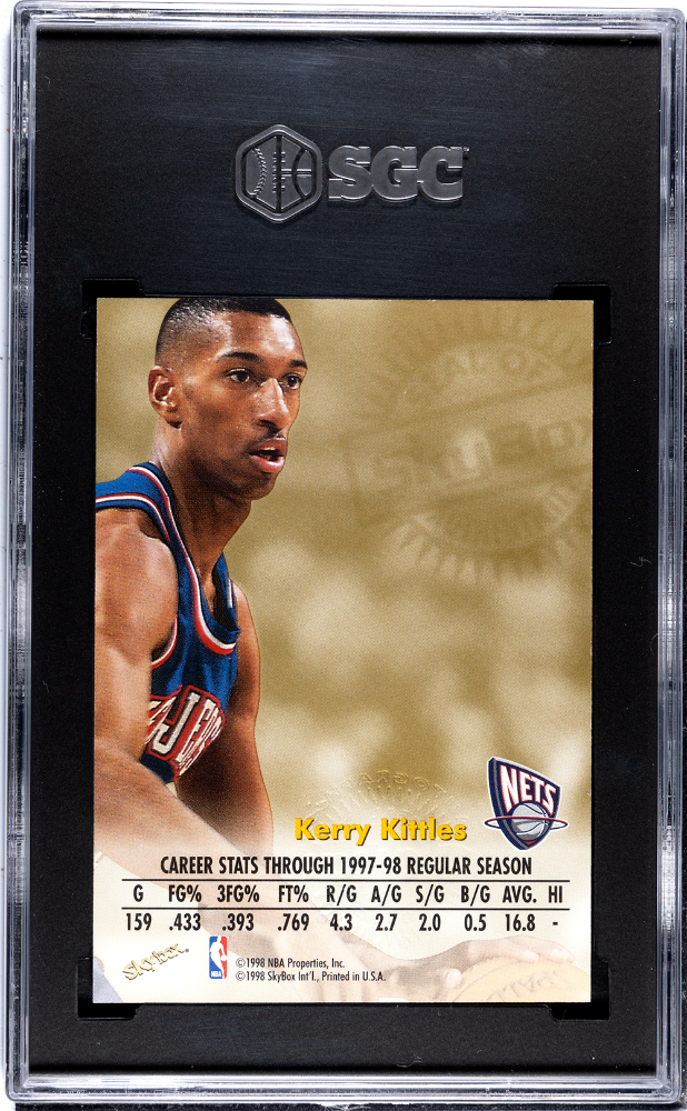 1998 Skybox Premium Kerry Kittles Autographics SGC 9