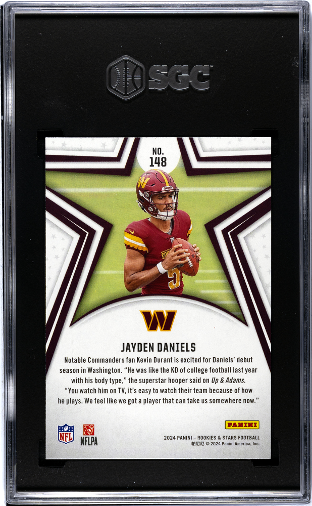2024 Panini Rookies & Stars Jayden Daniels #148 SGC 10