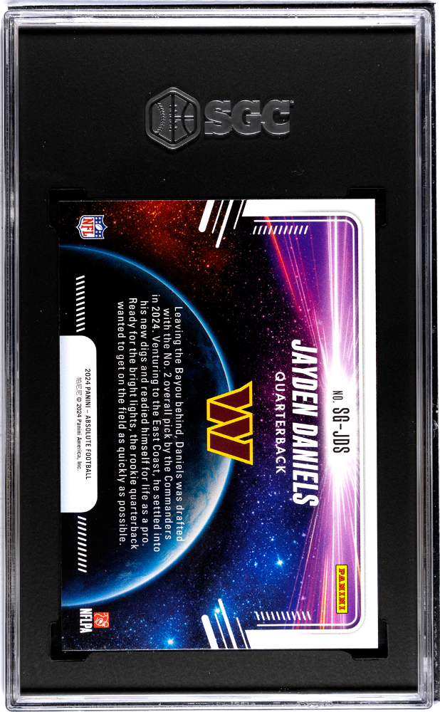 2024 Panini Absolute Jayden Daniels #SG-JDS Star Gazing SGC 9.5