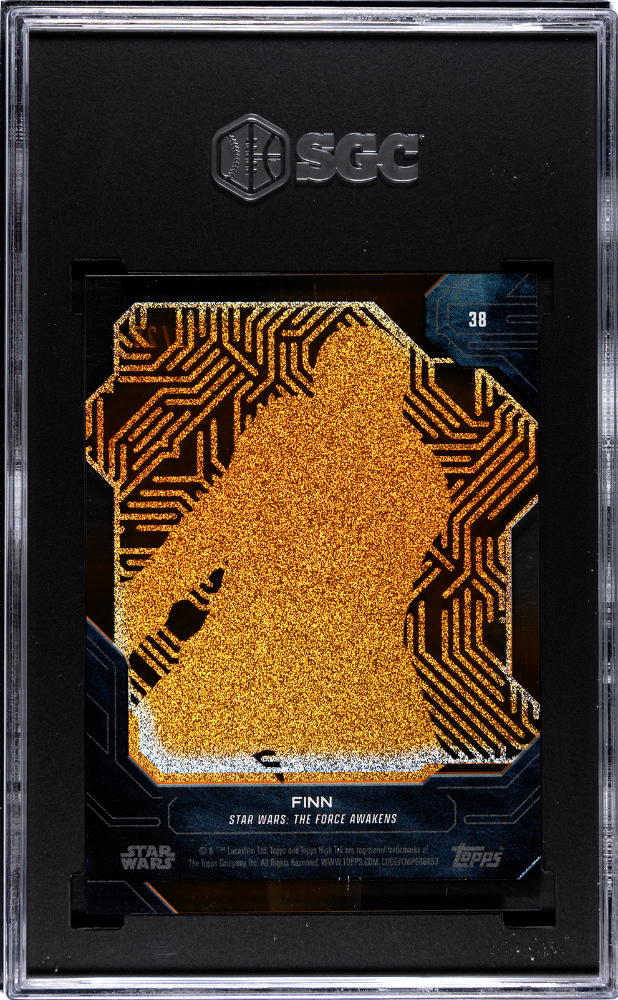Finn 2024 Star Wars High Tek Imperial Walls Orange Magma Diffractor SGC 9.5 /25