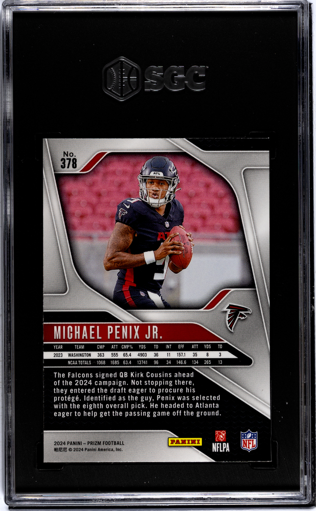 2024 Panini Prizm Michael Penix JR. #378 SGC 9.5