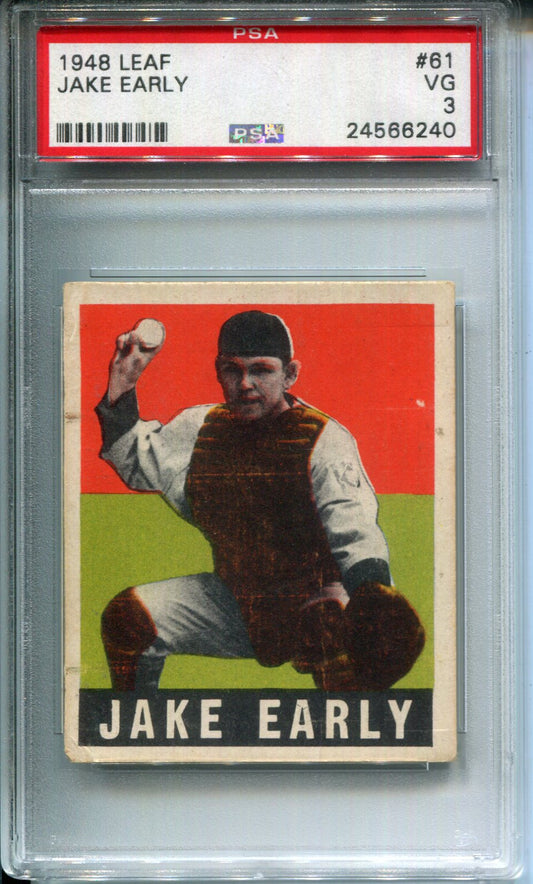 1948 Leaf Jake Early #61 PSA 3