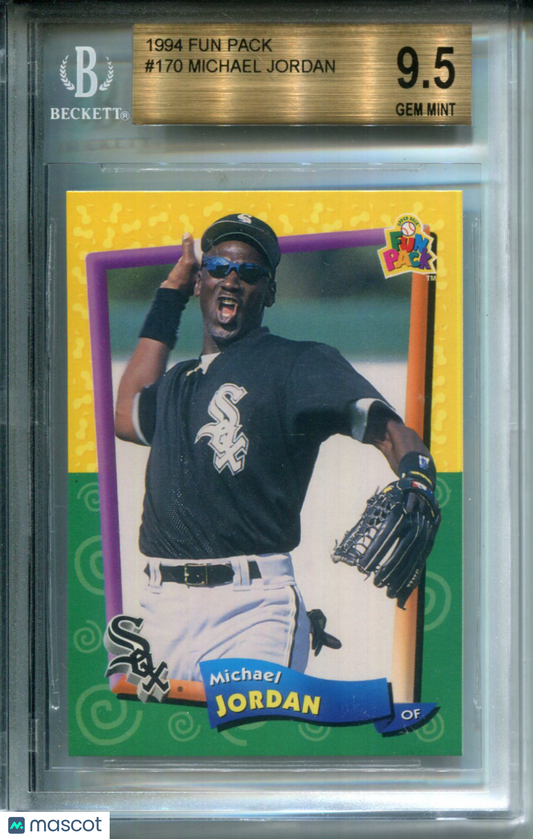 1994 Fun Pack Michael Jordan #170 BGS 9.5(OLD BECKETT LABEL)