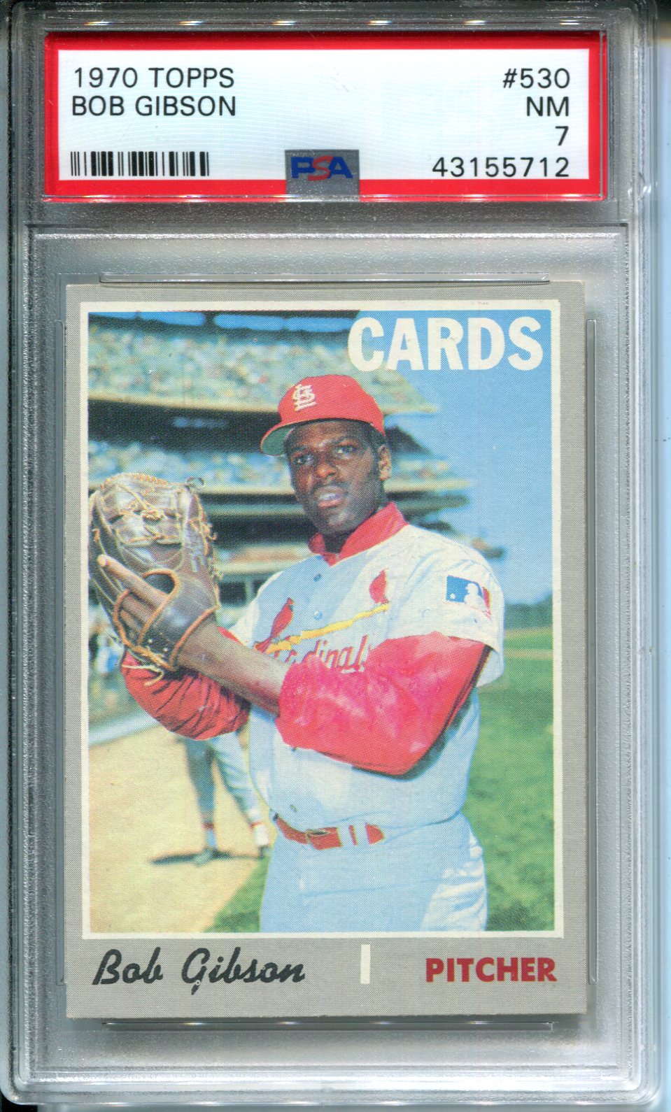 1970 Topps Bob Gibson #530 PSA 7